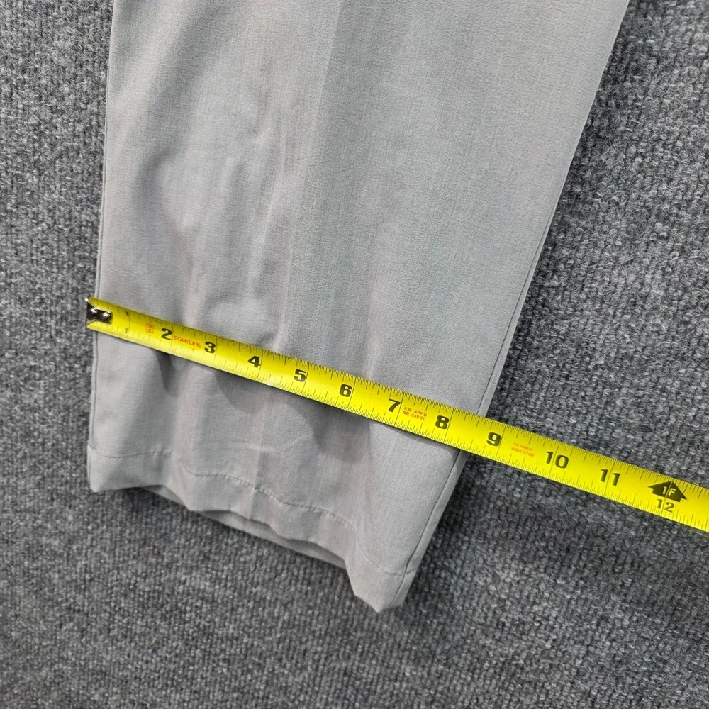 Adidas Mens Golf Pants Light‎ Gray 36x30 Flat Front Performance Stretch